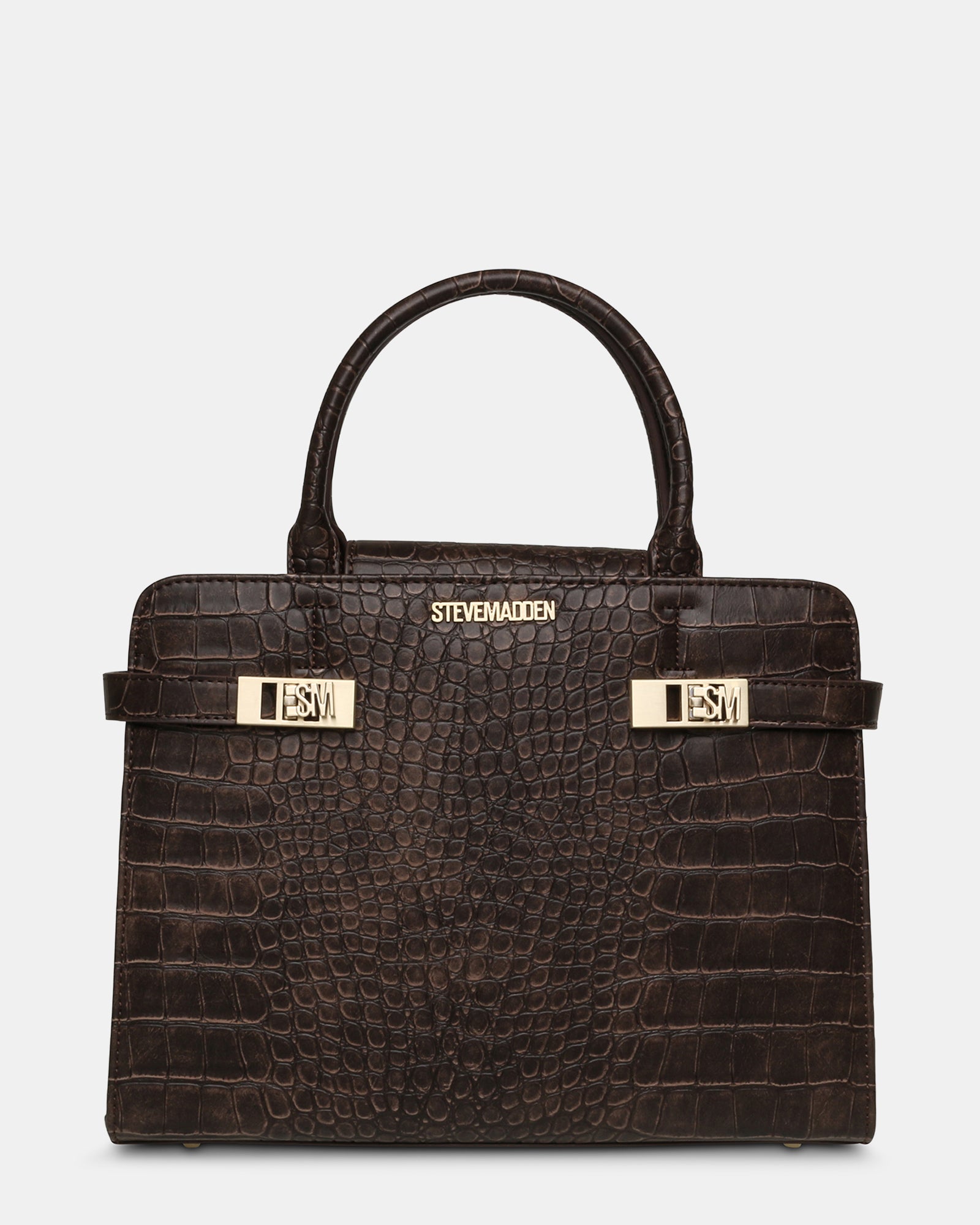 Sac De Voyage Weekender Steve Madden BSpeedy - Noir Et Blanc Cassé - Grand - Neuf