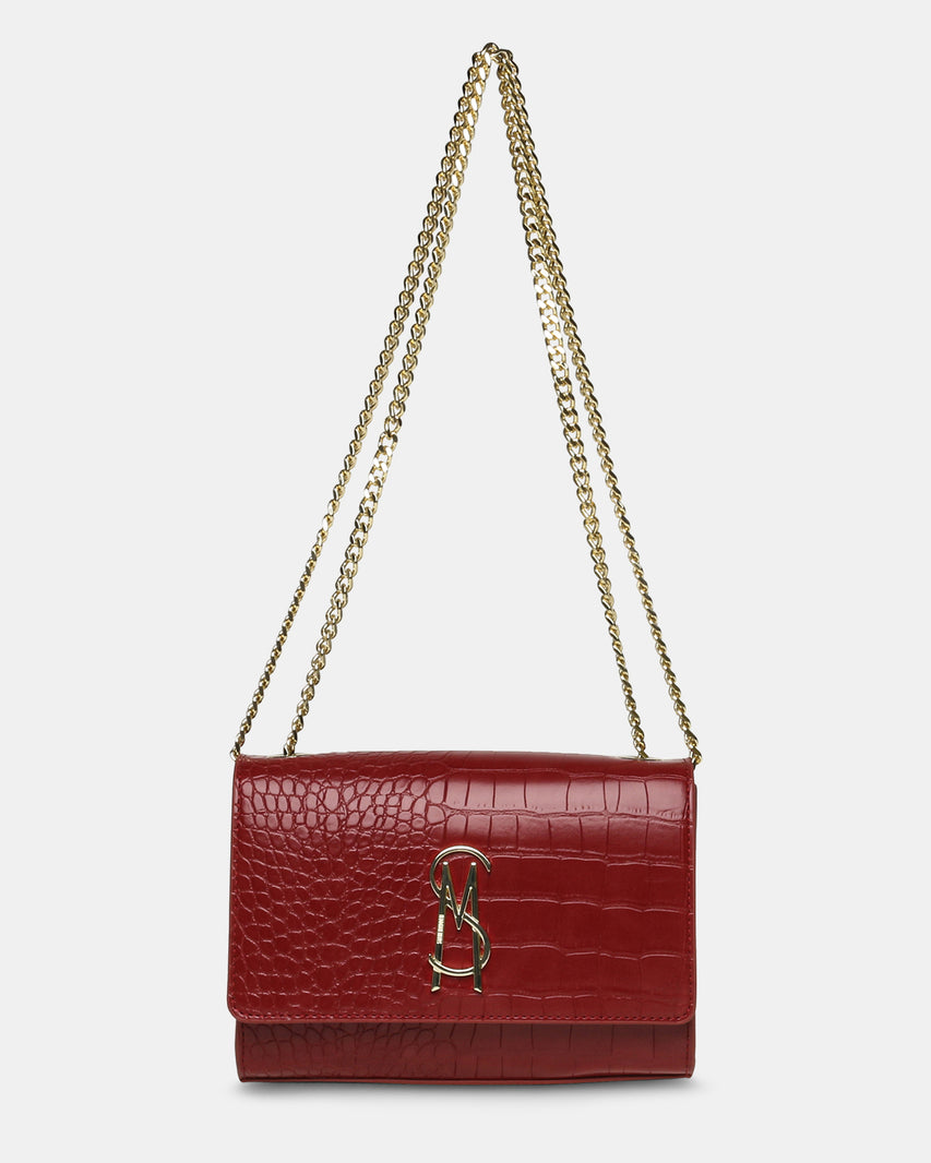 BRAMONIE BURGUNDY - Handbags - Steve Madden Canada