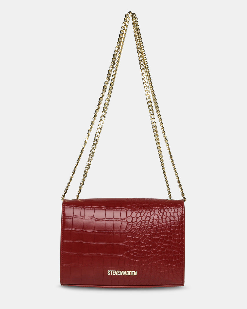 BRAMONIE BURGUNDY - Handbags - Steve Madden Canada