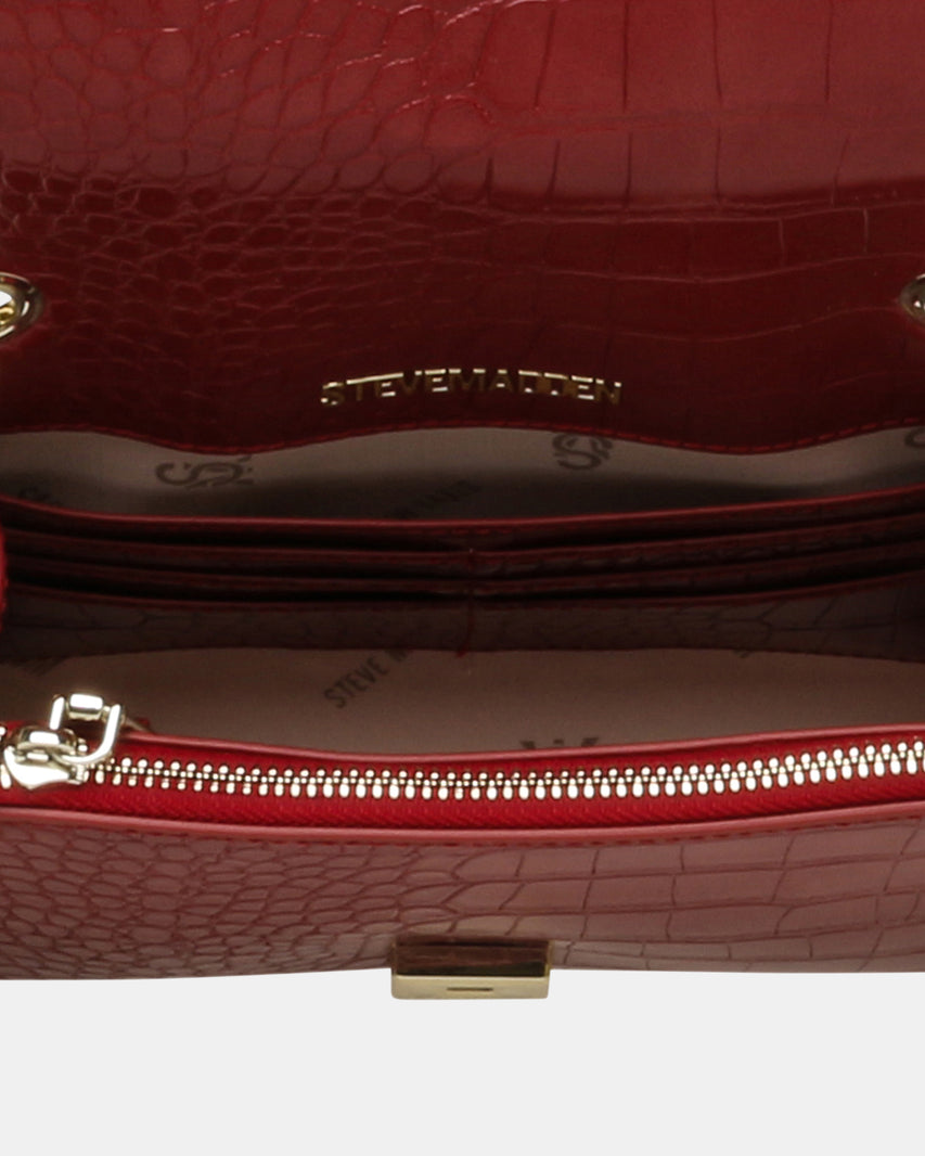 BRAMONIE BURGUNDY - Handbags - Steve Madden Canada