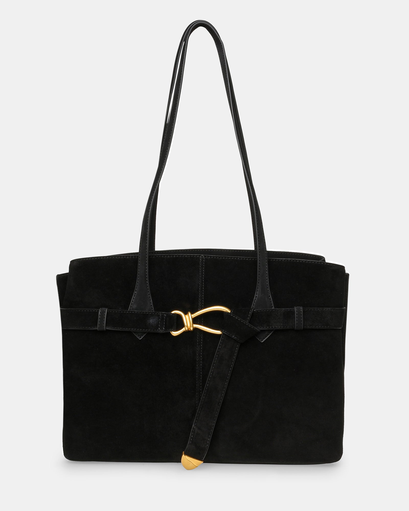 BSALLIE BLACK SUEDE - Handbags - Steve Madden Canada