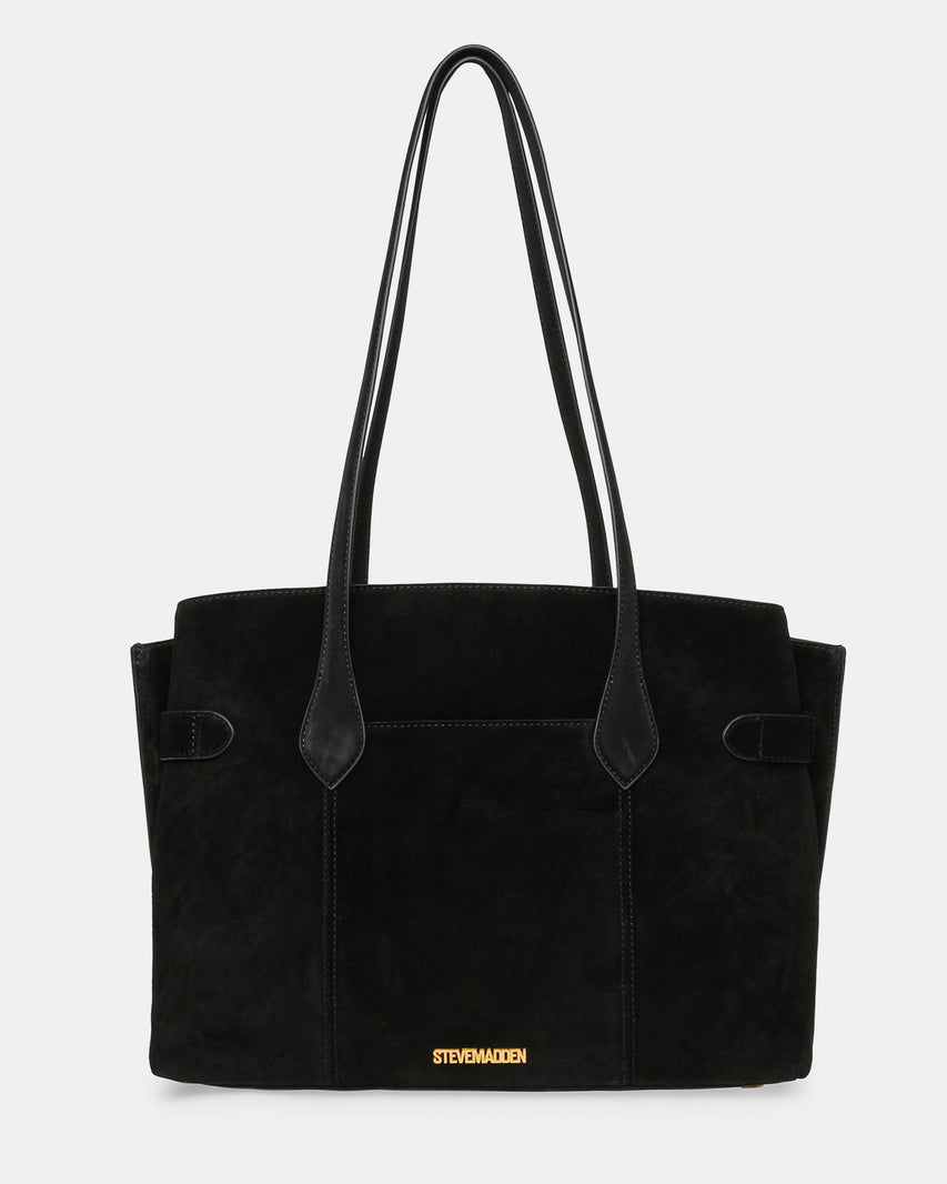 BSALLIE BLACK SUEDE - Handbags - Steve Madden Canada