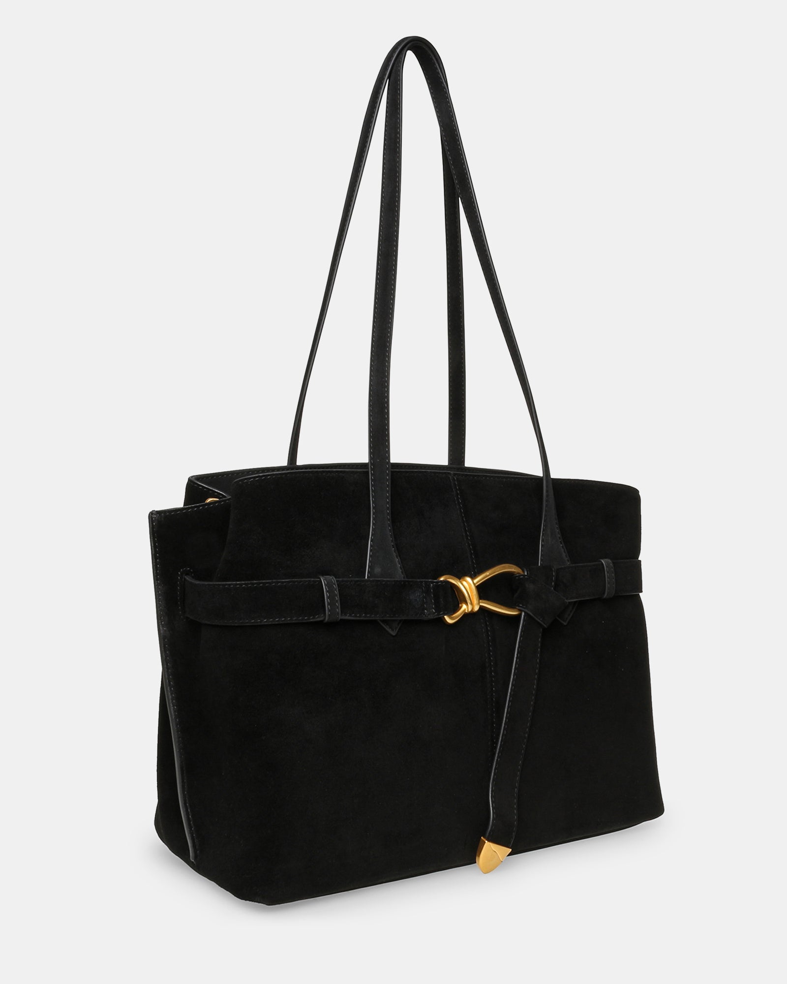 BSALLIE BLACK SUEDE - Handbags - Steve Madden Canada