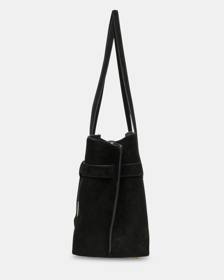 BSALLIE BLACK SUEDE - Handbags - Steve Madden Canada