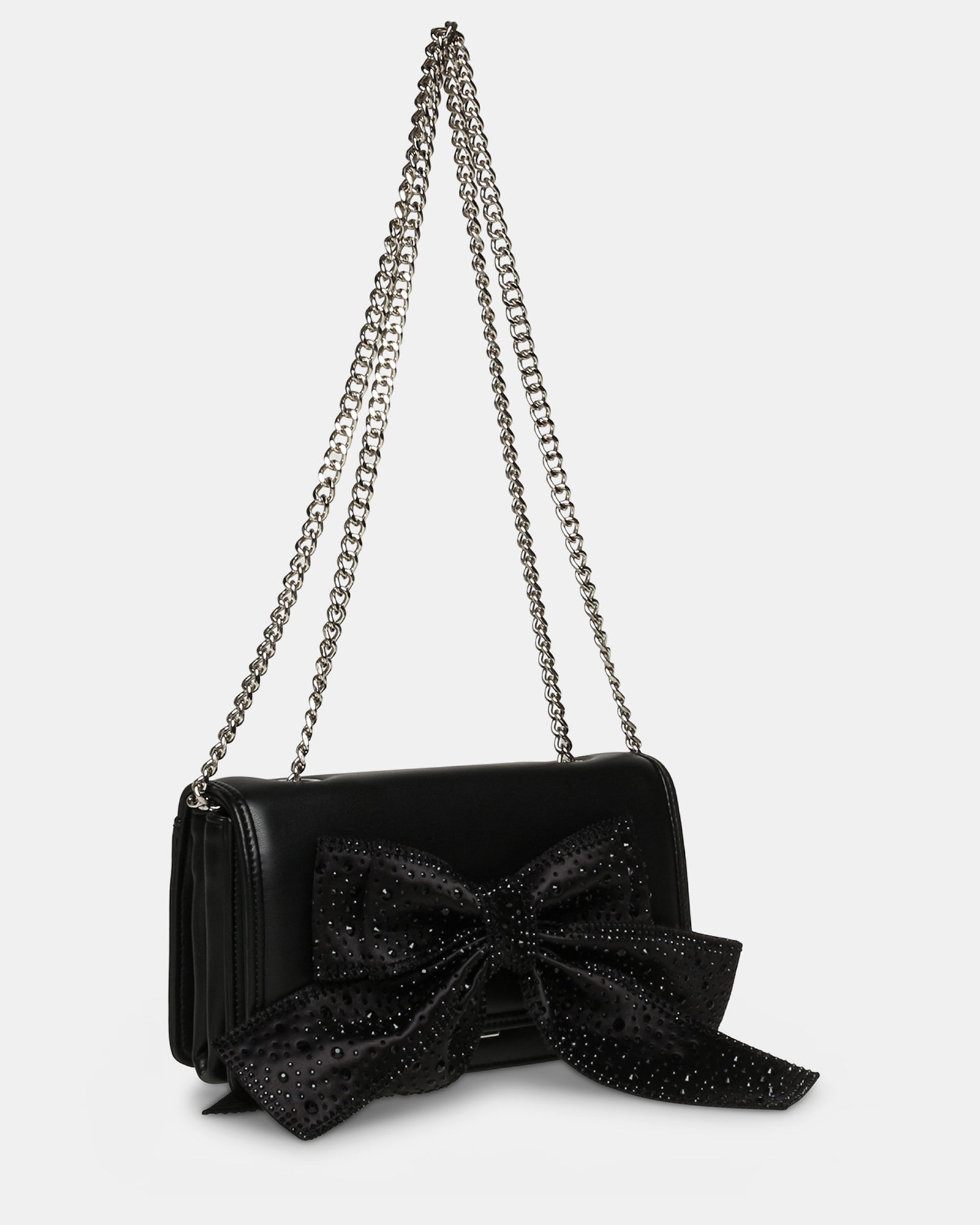 BSAUCERR BLACK SATIN - Handbags - Steve Madden Canada