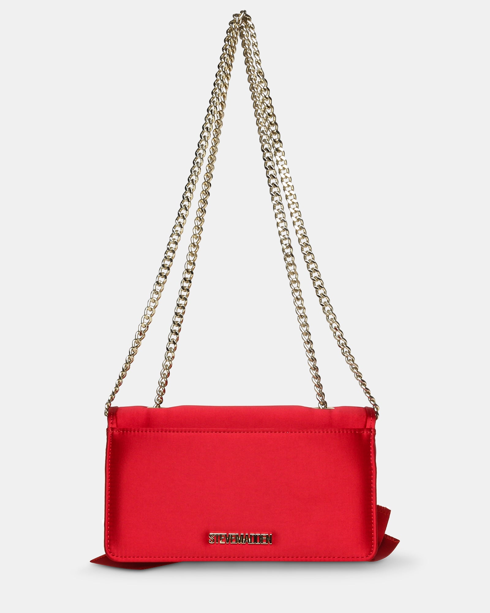 BSAUCER RED SATIN - Handbags - Steve Madden Canada