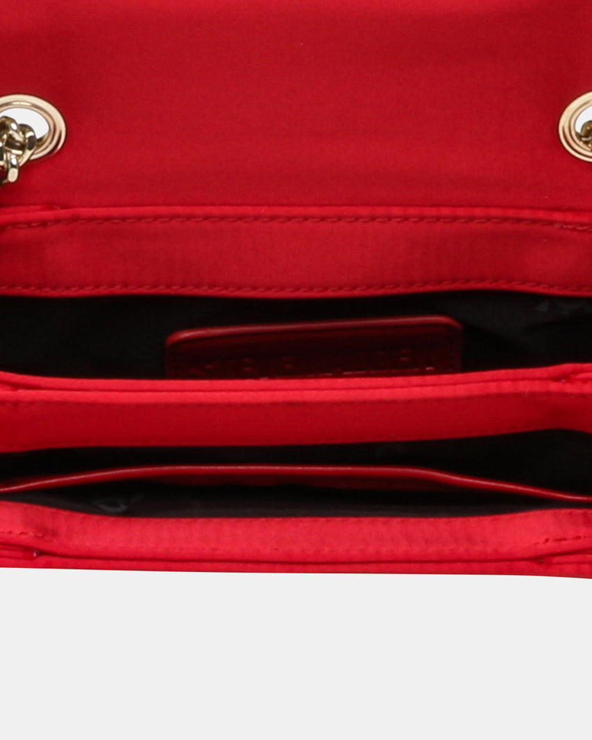 BSAUCER RED SATIN - Handbags - Steve Madden Canada