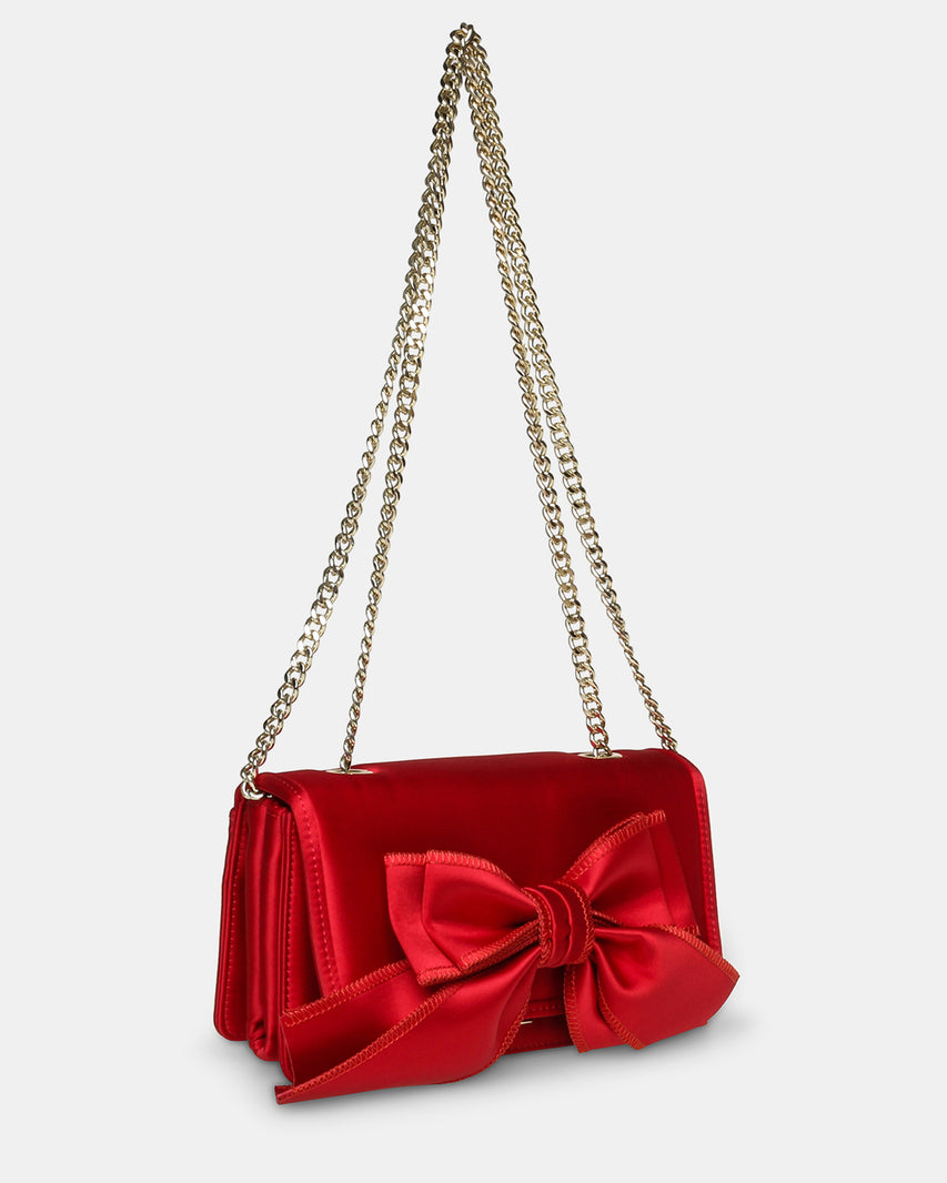 BSAUCER RED SATIN - Handbags - Steve Madden Canada