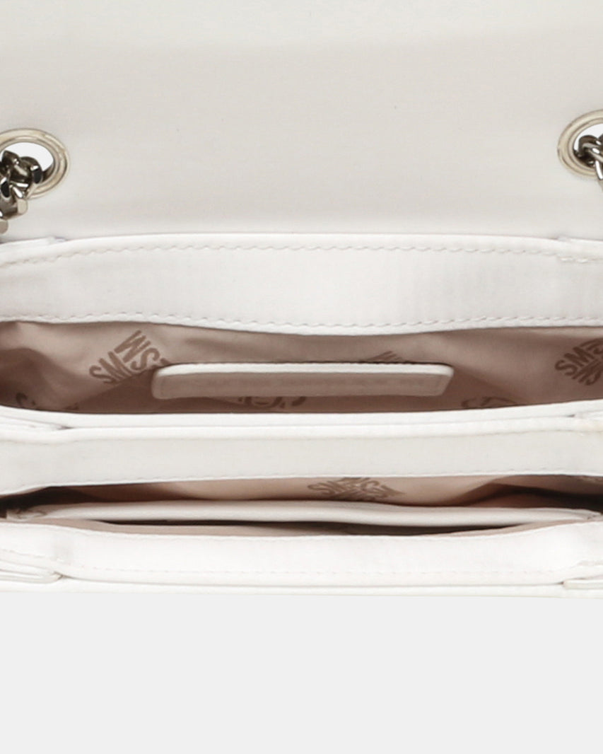 BSAUCER WHITE SATIN - Handbags - Steve Madden Canada