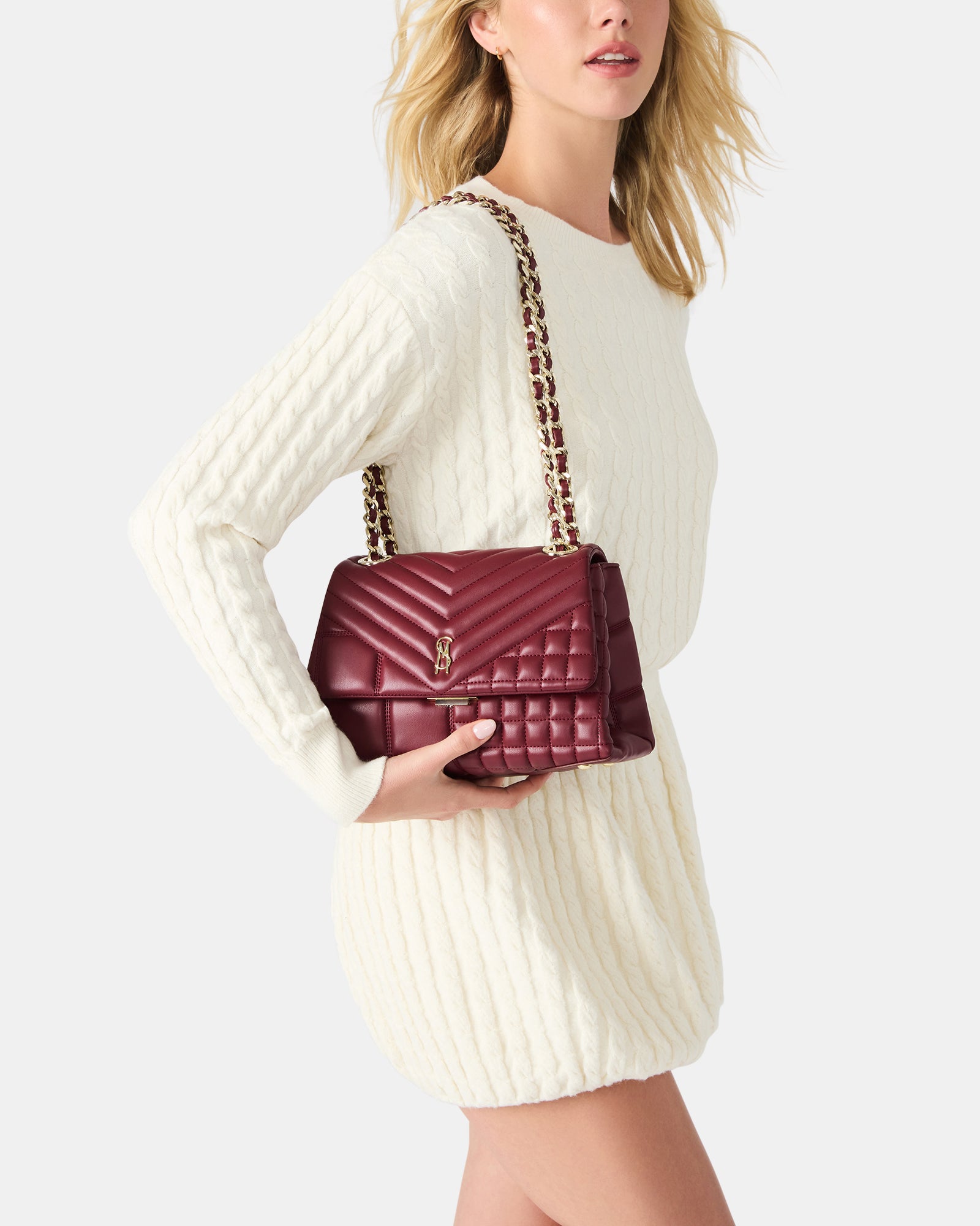 BVOLT-Q BURGUNDY - Handbags - Steve Madden Canada