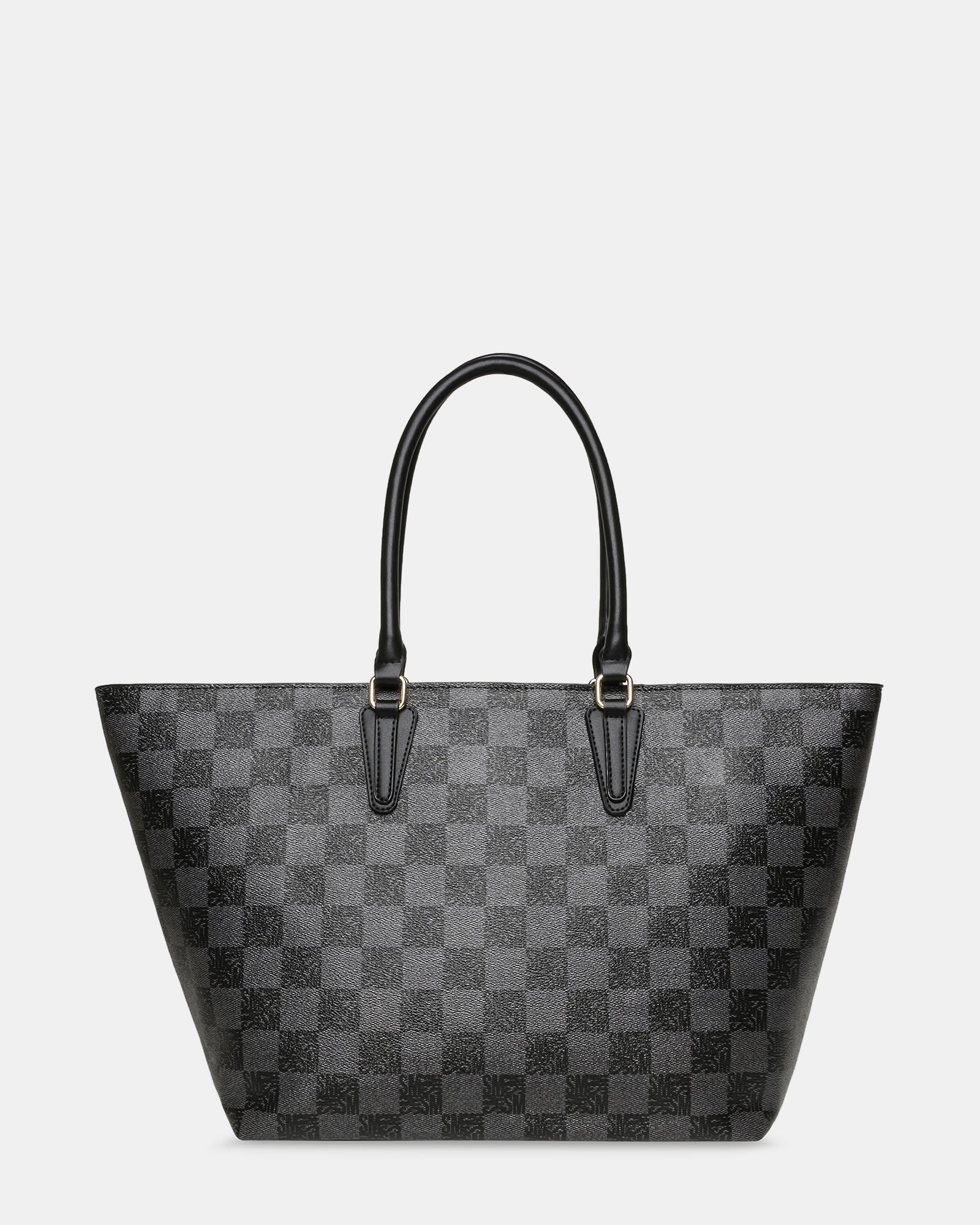 BJUDE-7 Black Shoulder Tote Bag | Women's Designer Handbags