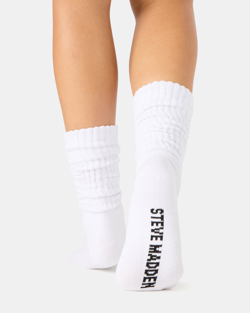 SIMONE SOCKS WHITE - Accessories - Steve Madden Canada - view 4
