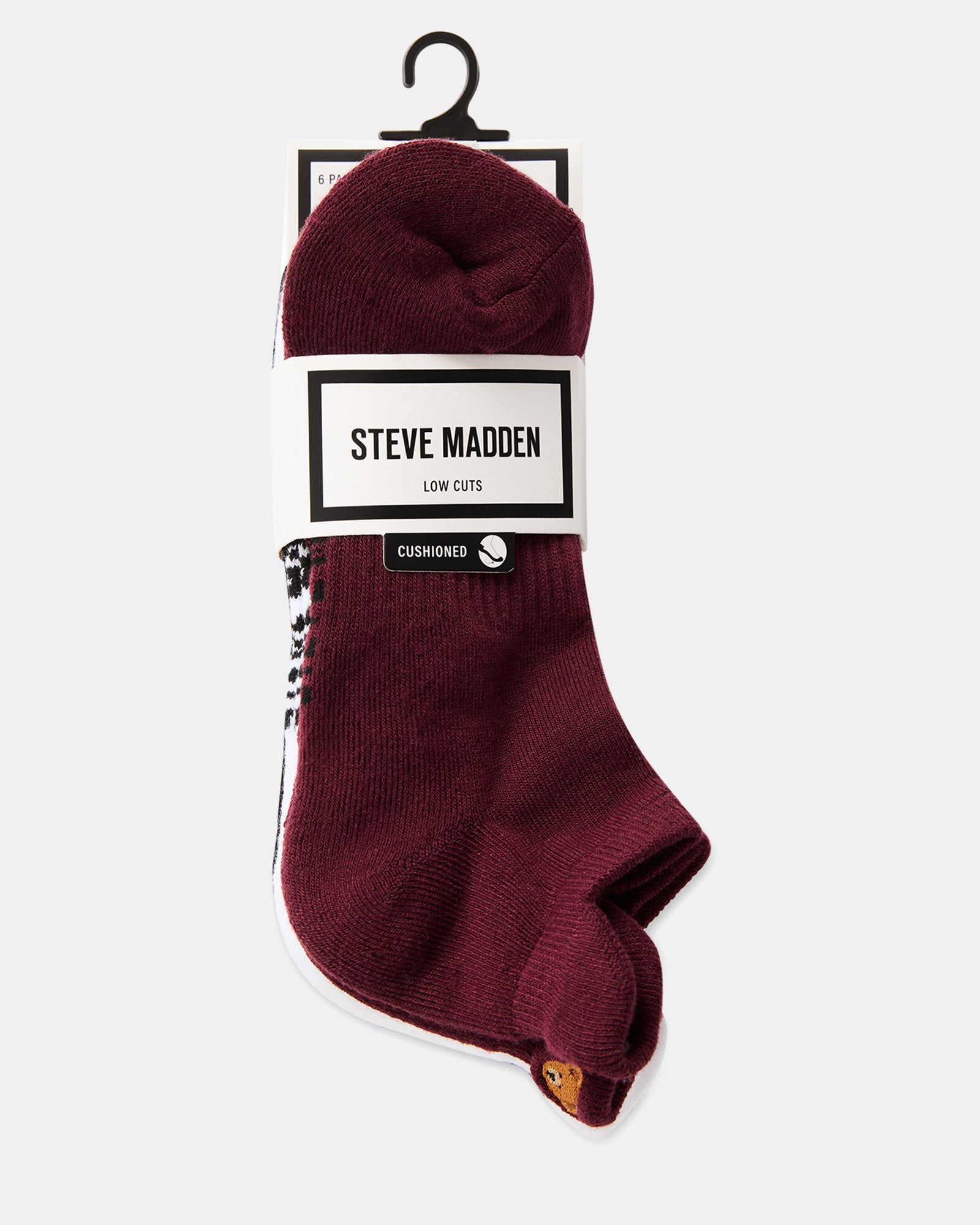 SANDRINE SOCKS BURGUNDY MULTI - Accessories - Steve Madden Canada - view 3