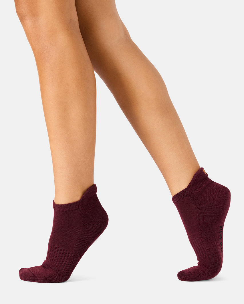 SANDRINE SOCKS BURGUNDY MULTI - Accessories - Steve Madden Canada - view 2