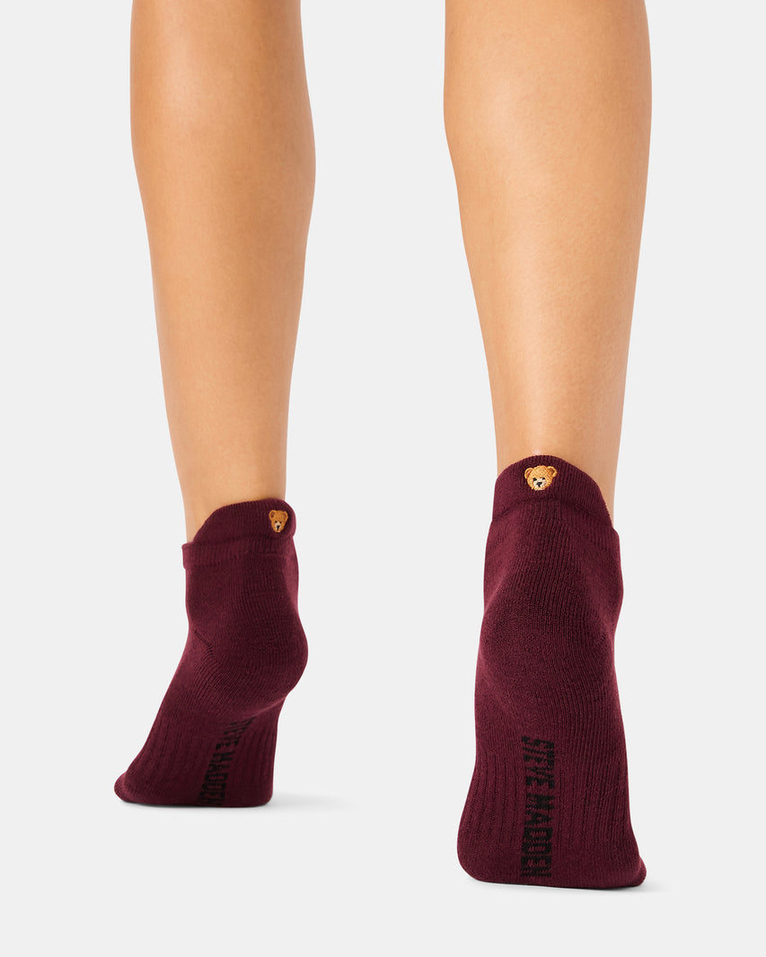 SANDRINE SOCKS BURGUNDY MULTI - Accessories - Steve Madden Canada - view 4