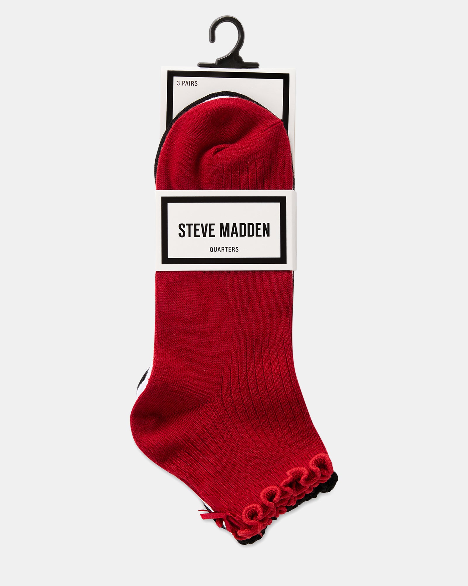 SARAH SOCKS RED MULTI - Accessories - Steve Madden Canada - view 2