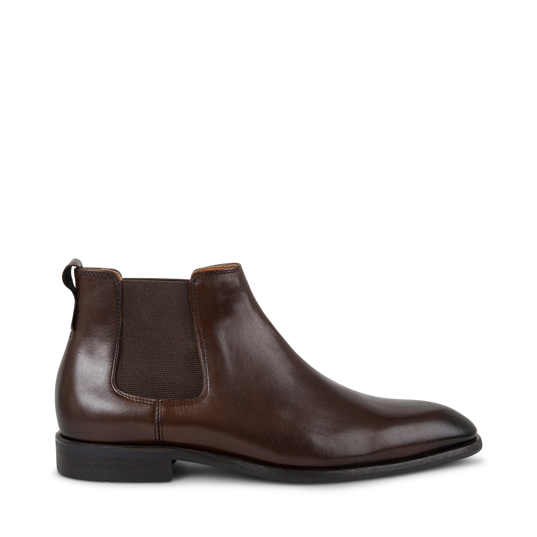 LONNIE Brown Leather Men's Chelsea Boots | Men's Designer Shoes – Steve ...