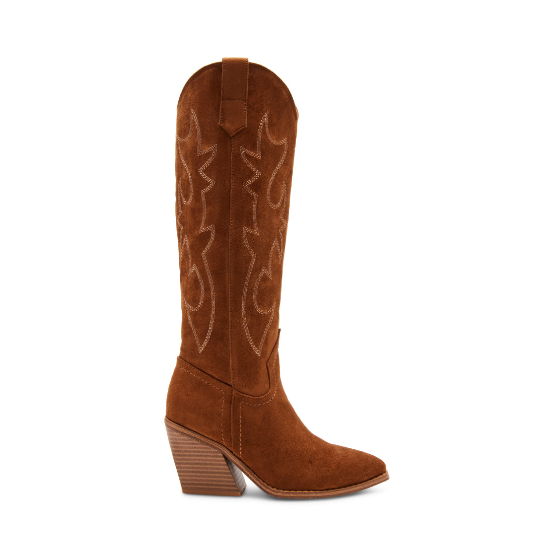 ARIZONA Brown Fabric Knee High Western Cowboy Boots | Women's