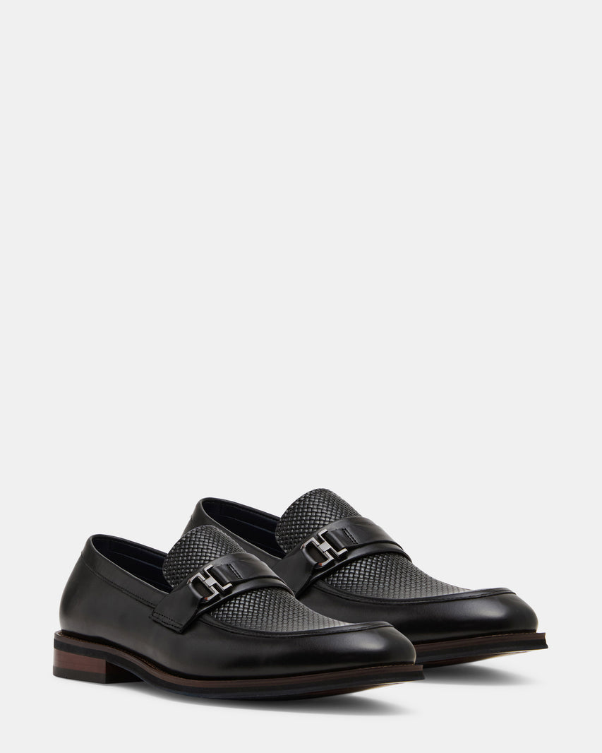 AMBOY BLACK LEATHER - Men's Shoes - Steve Madden Canada - view 3