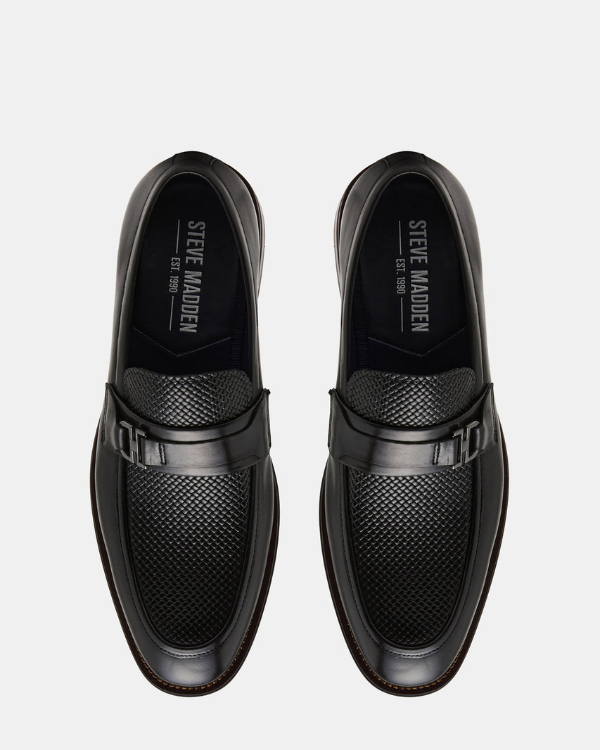 AMBOY BLACK LEATHER - Men's Shoes - Steve Madden Canada - view 5