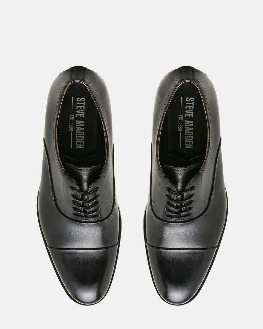 HALLIFAX BLACK LEATHER - Men's Shoes - Steve Madden Canada - view 4