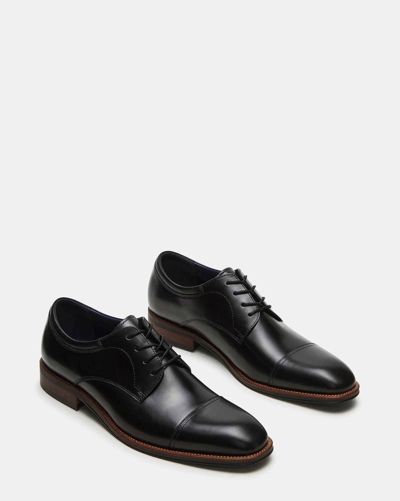 HASEN BLACK LEATHER - Men's Shoes - Steve Madden Canada - view 3