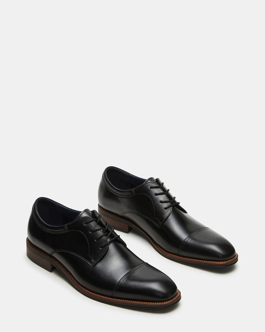 HASEN BLACK LEATHER - Men's Shoes - Steve Madden Canada - view 3