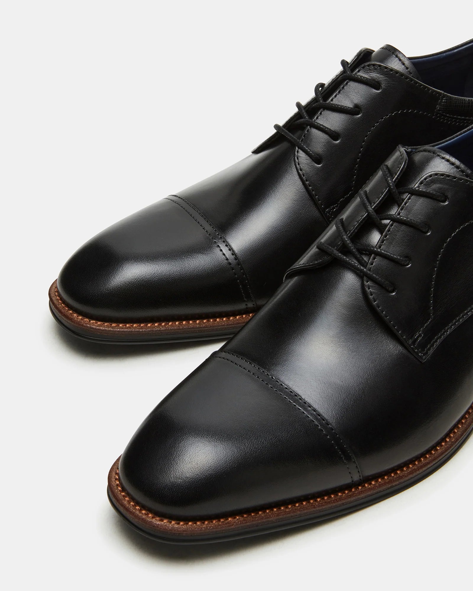 HASEN BLACK LEATHER - Men's Shoes - Steve Madden Canada - view 4