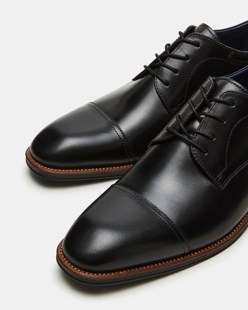 HASEN BLACK LEATHER - Men's Shoes - Steve Madden Canada - view 4