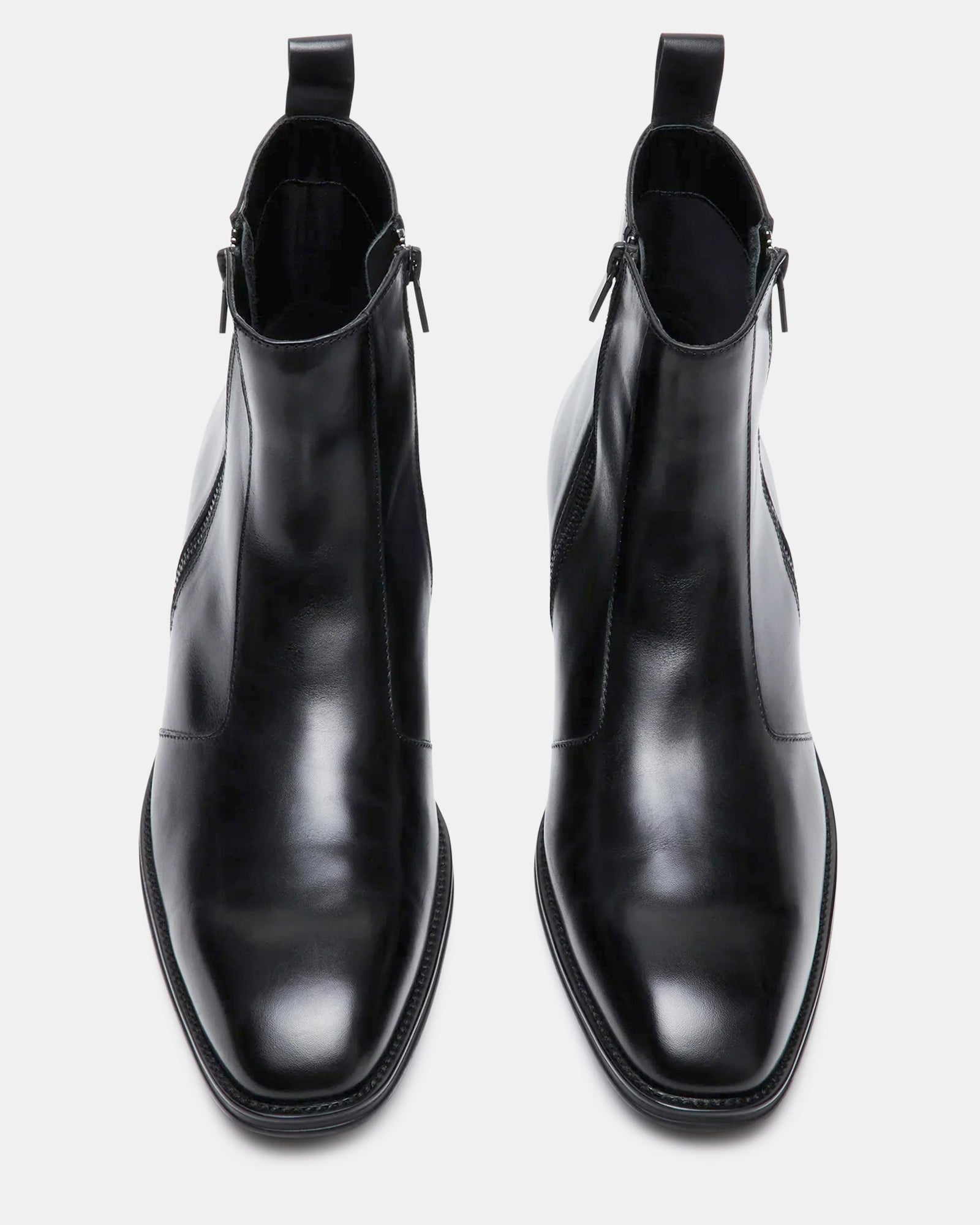 HAYNES BLACK LEATHER - Men's Shoes - Steve Madden Canada