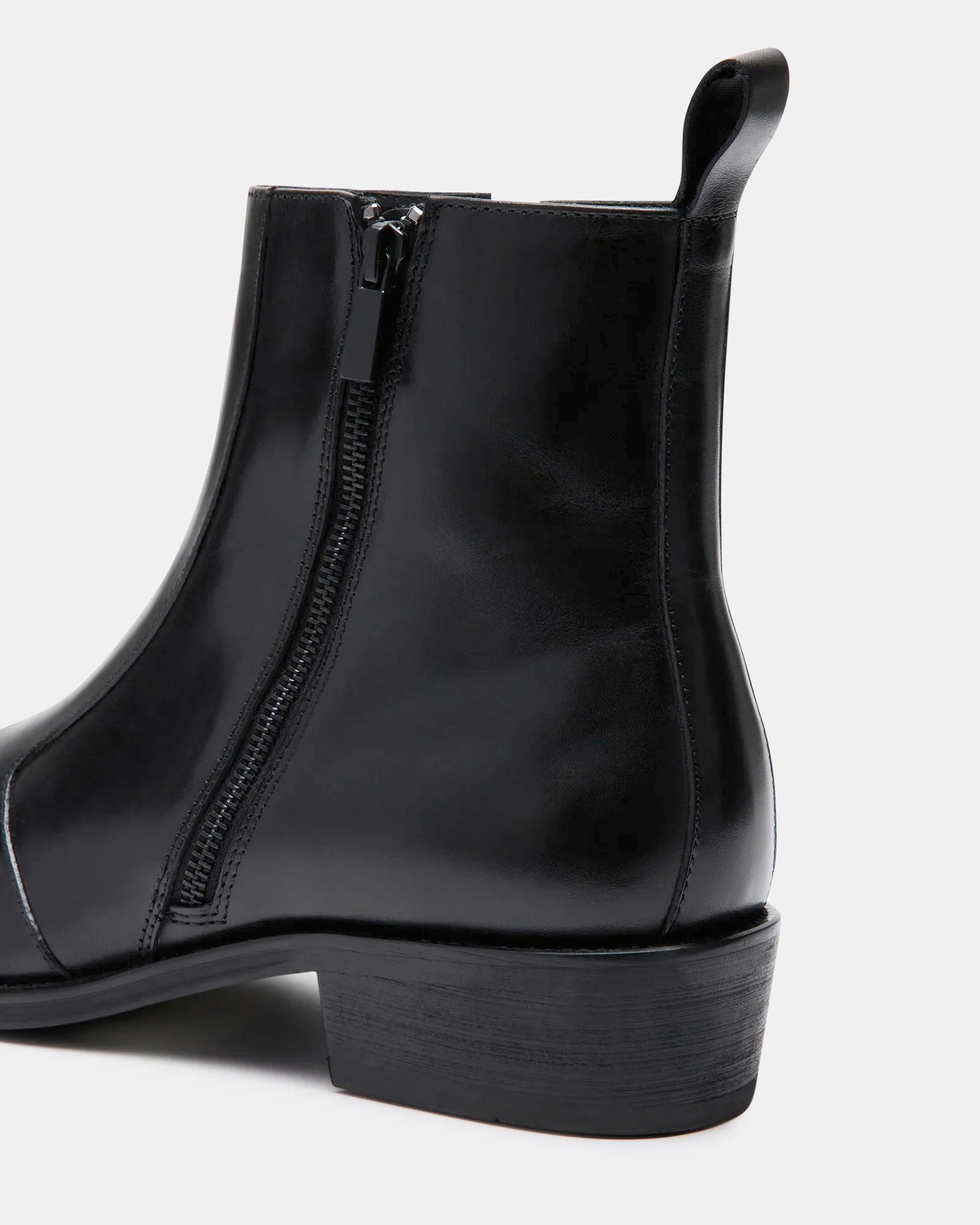 HAYNES BLACK LEATHER - Men's Shoes - Steve Madden Canada