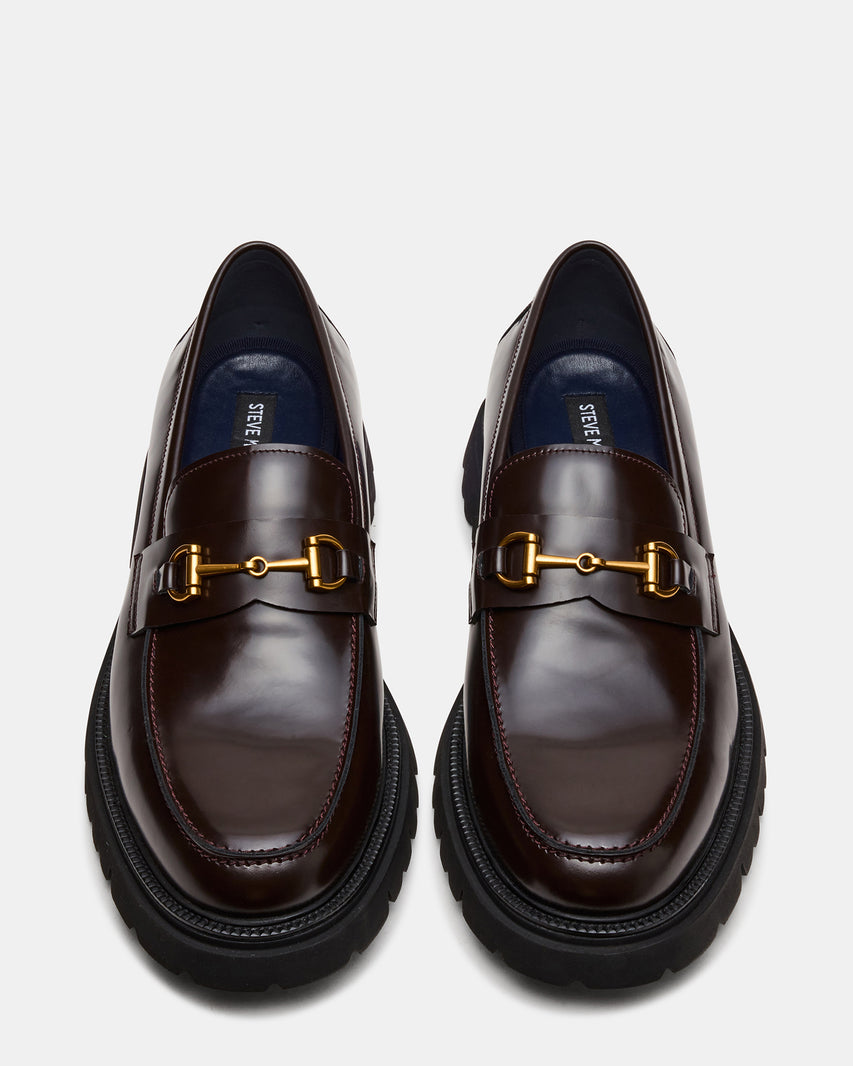 NAXOS BROWN BOX LEATHER - Men's Shoes - Steve Madden Canada - view 4