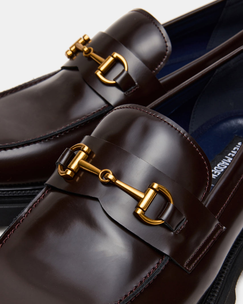 NAXOS BROWN BOX LEATHER - Men's Shoes - Steve Madden Canada - view 3