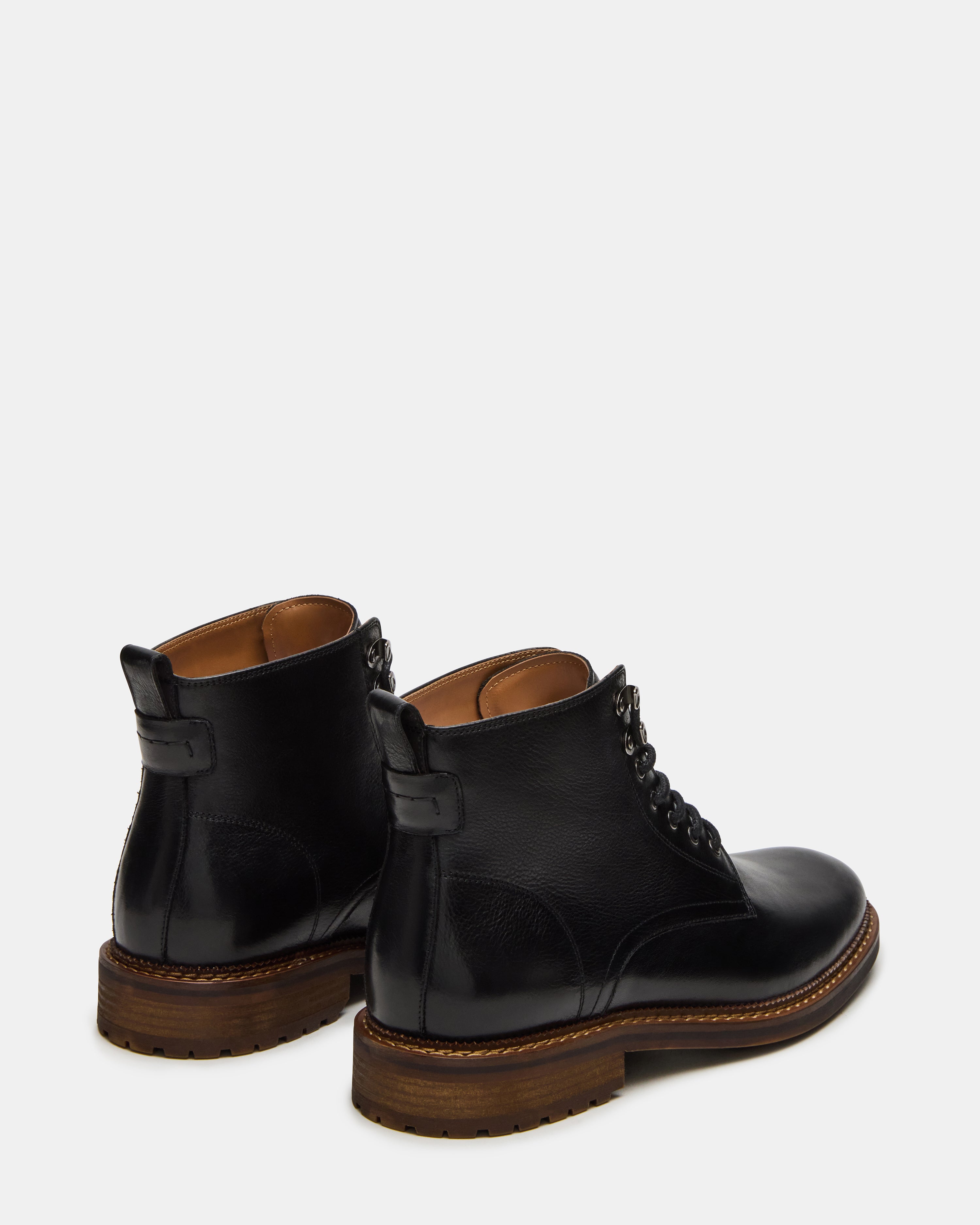 NOBY BLACK LEATHER - Men's Shoes - Steve Madden Canada - view 6