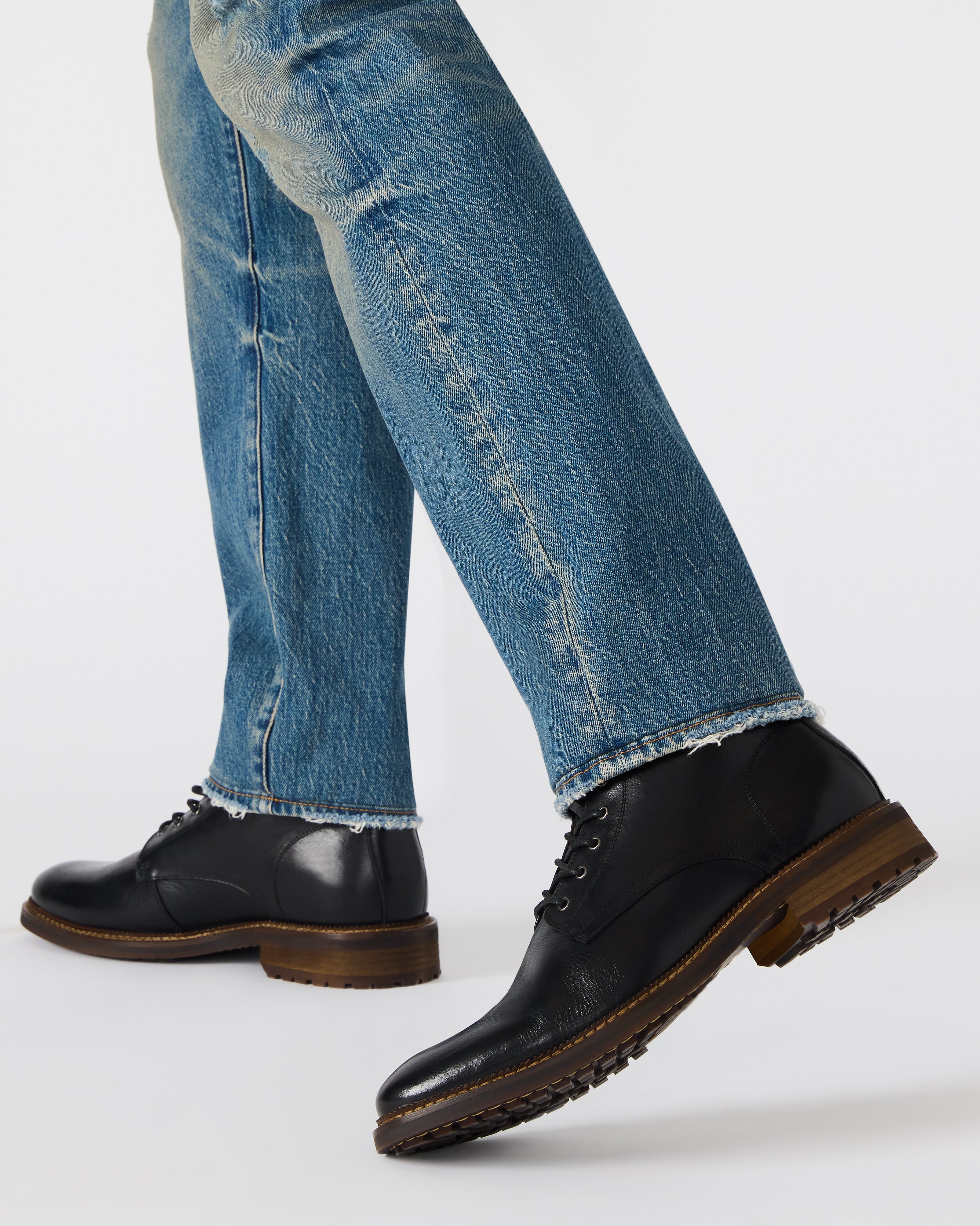 NOBY BLACK LEATHER - Men's Shoes - Steve Madden Canada - view 2