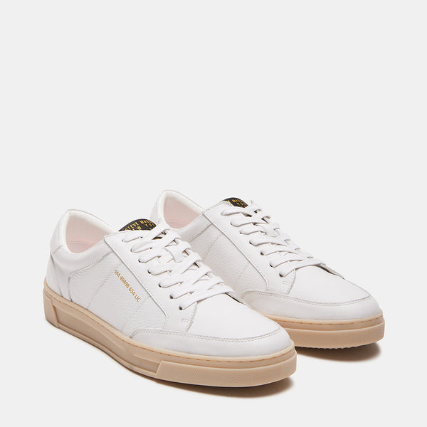 NYAN WHITE LEATHER - Men's Shoes - Steve Madden Canada