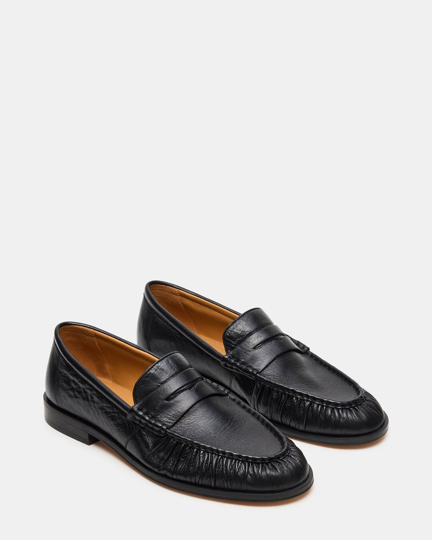 QUINCEY BLACK LEATHER - Men's Shoes - Steve Madden Canada - view 2