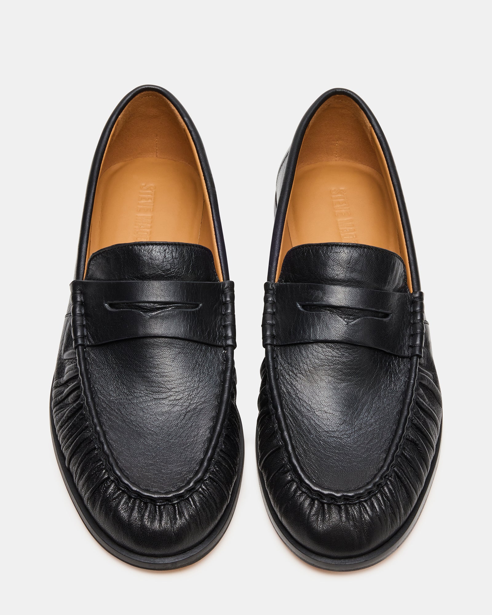QUINCEY BLACK LEATHER - Men's Shoes - Steve Madden Canada - view 4