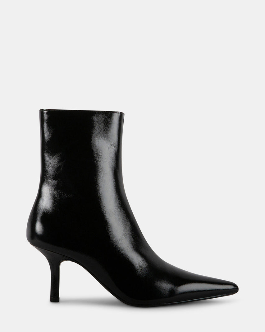 ALSTON BLACK LEATHER - Women's Shoes - Steve Madden Canada