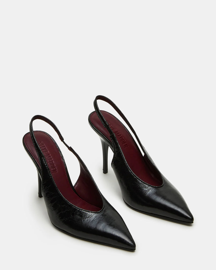 ANDROMEDA BLACK LEATHER - Women's Shoes - Steve Madden Canada - view 2