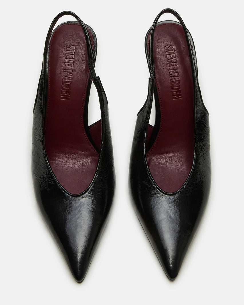 ANDROMEDA BLACK LEATHER - Women's Shoes - Steve Madden Canada - view 4