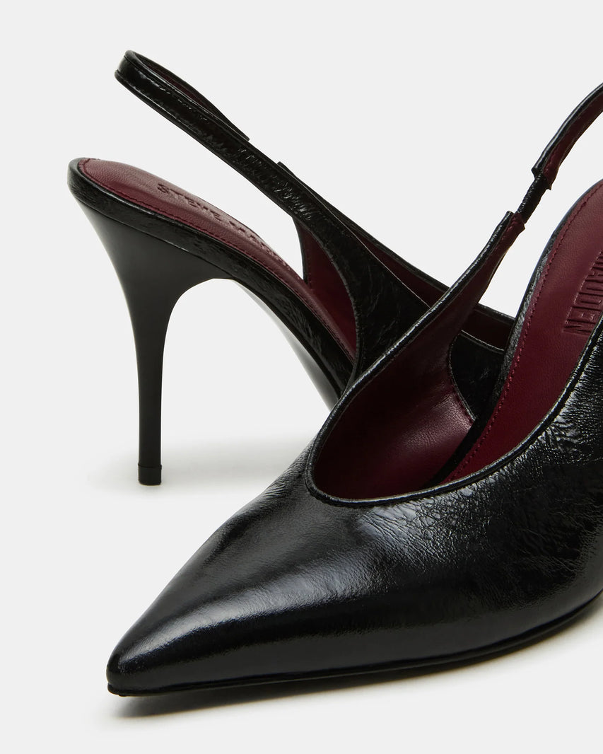 ANDROMEDA BLACK LEATHER - Women's Shoes - Steve Madden Canada - view 3