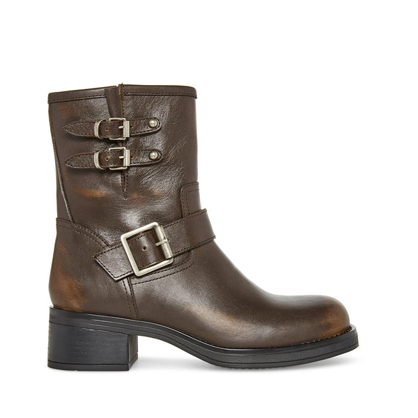 ARCHIE BROWN LEATHER - Women's Shoes - Steve Madden Canada