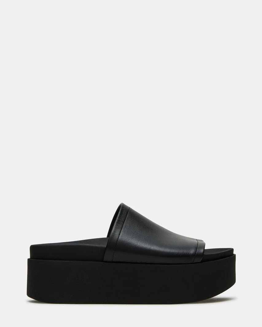ARWEN BLACK LEATHER - Women's Shoes - Steve Madden Canada
