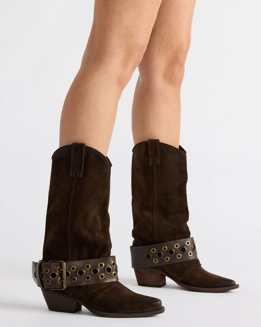 ASHWOOD BROWN SUEDE - Women's Shoes - Steve Madden Canada - view 2