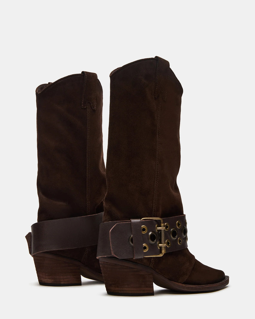 ASHWOOD BROWN SUEDE - Women's Shoes - Steve Madden Canada