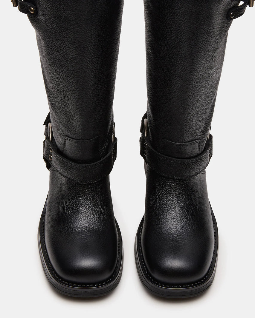 ASTOR-W WIDE CALF BLACK LEATHER - Women's Shoes - Steve Madden Canada - view 4
