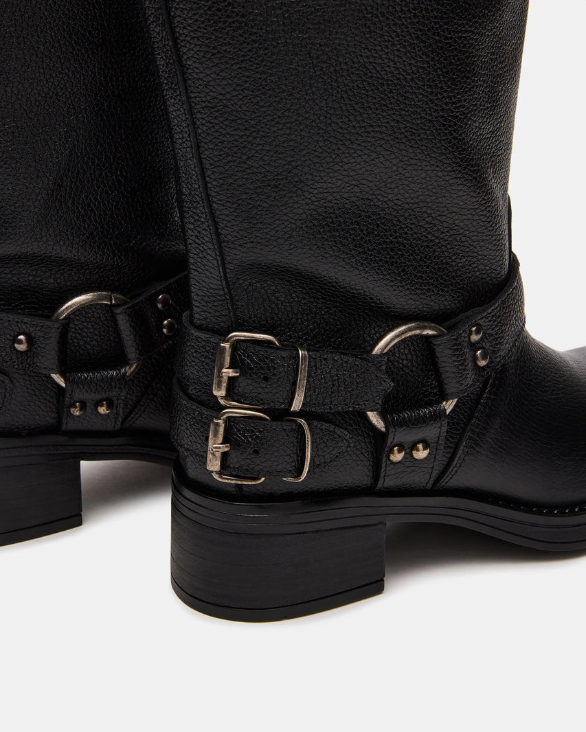ASTOR-W WIDE CALF BLACK LEATHER - Women's Shoes - Steve Madden Canada - view 3