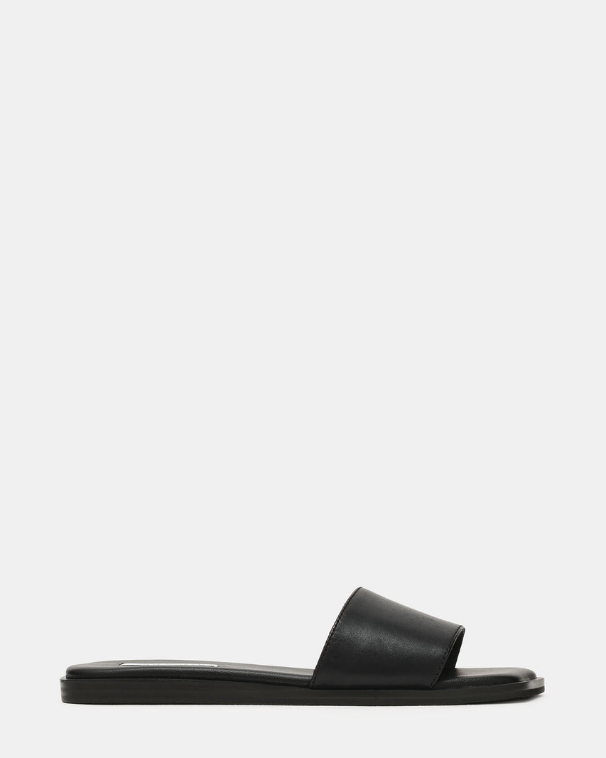 AVRA BLACK LEATHER - Women's Shoes - Steve Madden Canada