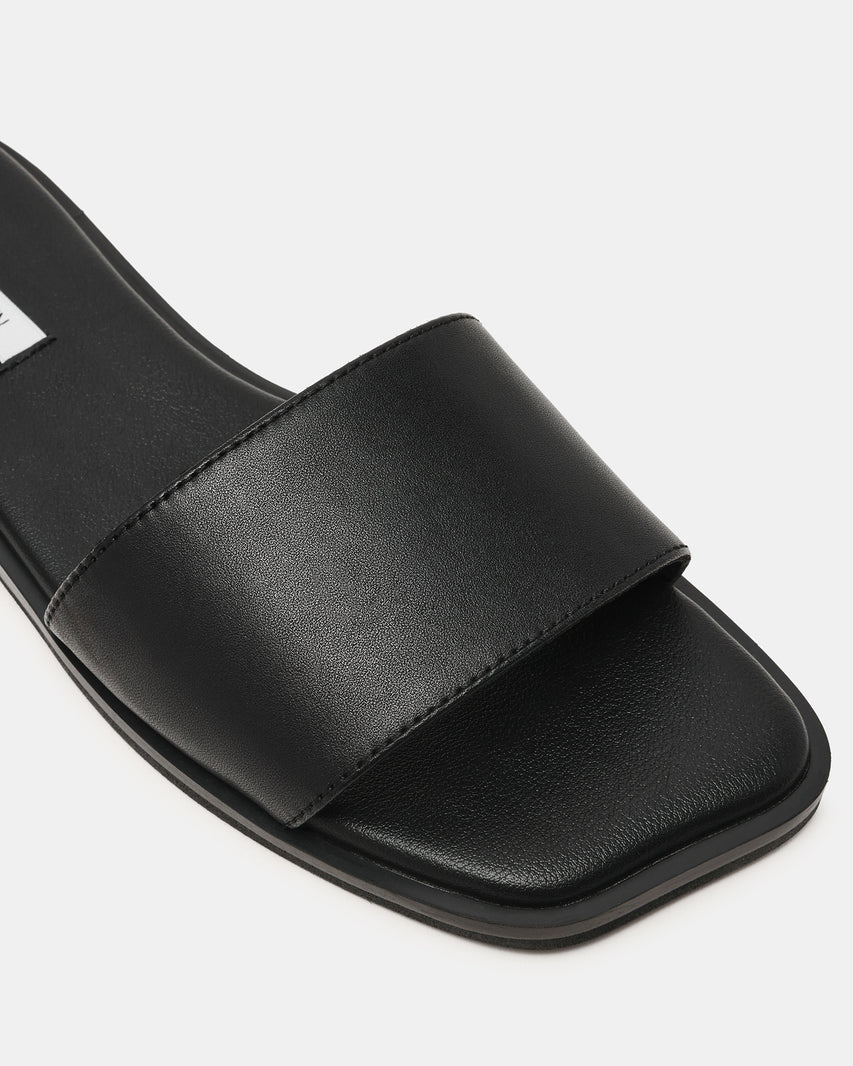 AVRA BLACK LEATHER - Women's Shoes - Steve Madden Canada - view 4